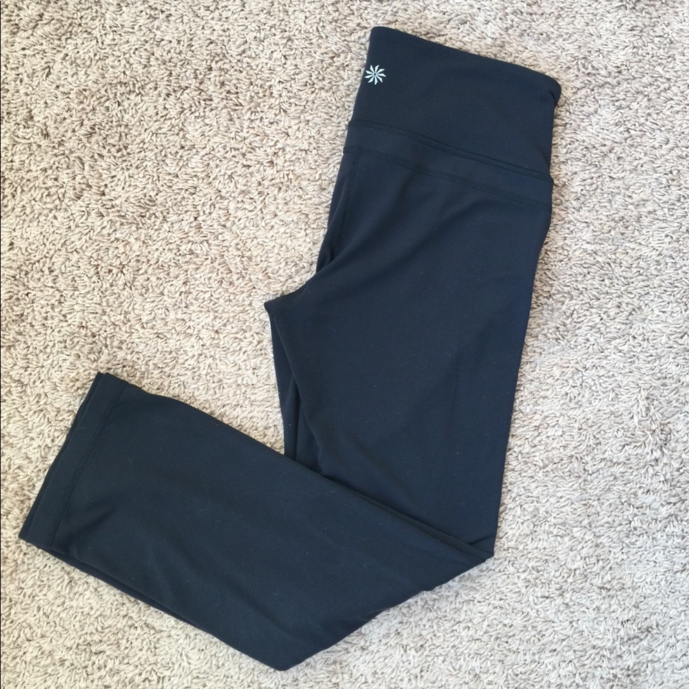 Athleta Crop black leggings